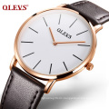 Relogio masculino Watch Quartz  Fashion Minimalist Boy Wristwatch Luxury Brand Casual Leather Material Watch